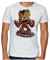 Camiseta adulto ou infantil Groot vingadores guardioes galaxia - Foto 3