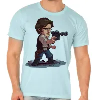 Camiseta adulto ou infantil Han solo star wars Harrison Ford - Foto 3