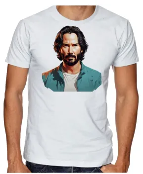 Camiseta adulto ou infantil keanu reeves john wick ator