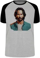 Camiseta adulto ou infantil keanu reeves john wick ator - Foto 4