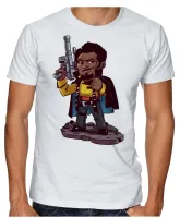 Camiseta adulto ou infantil Lando Calrissian star Wars - Foto 2