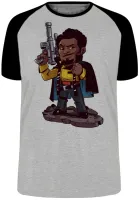 Camiseta adulto ou infantil Lando Calrissian star Wars - Foto 4