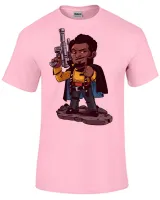 Camiseta adulto ou infantil Lando Calrissian star Wars - Foto 5