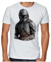 Camiseta adulto ou infantil Mandalorian armadura star wars - Foto 2