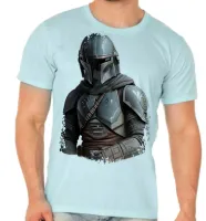 Camiseta adulto ou infantil Mandalorian armadura star wars - Foto 4