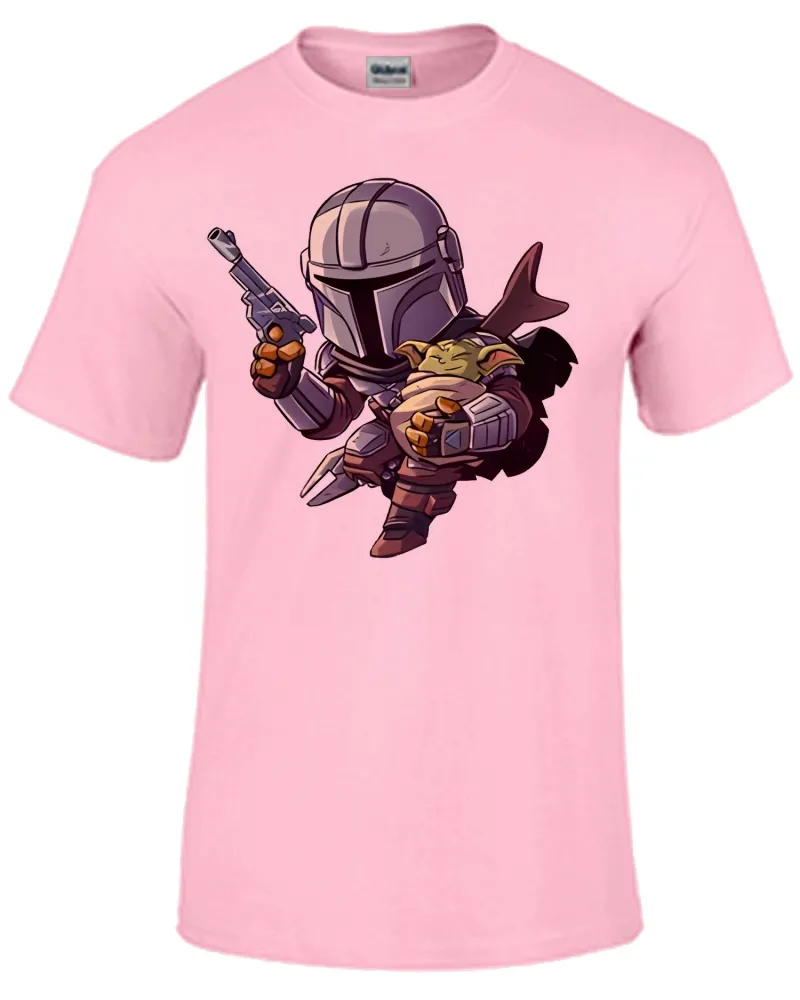 Camiseta adulto ou infantil Mandalorian e baby grogu yoda Imagem