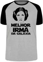 Camiseta adulto ou infantil Melhor Irmã Leia star wars princesa - Foto 4