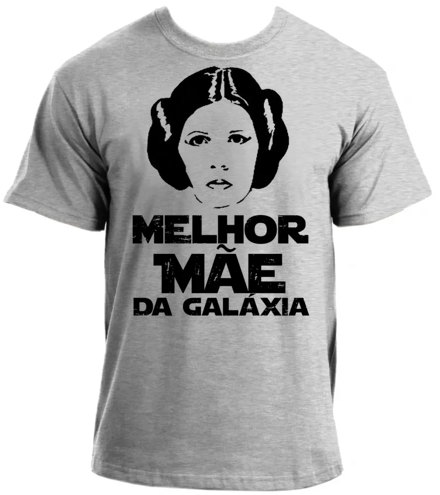Camiseta adulto ou infantil Melhor Mãe Leia star wars princesa