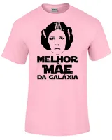 Camiseta adulto ou infantil Melhor Mãe Leia star wars princesa - Foto 5