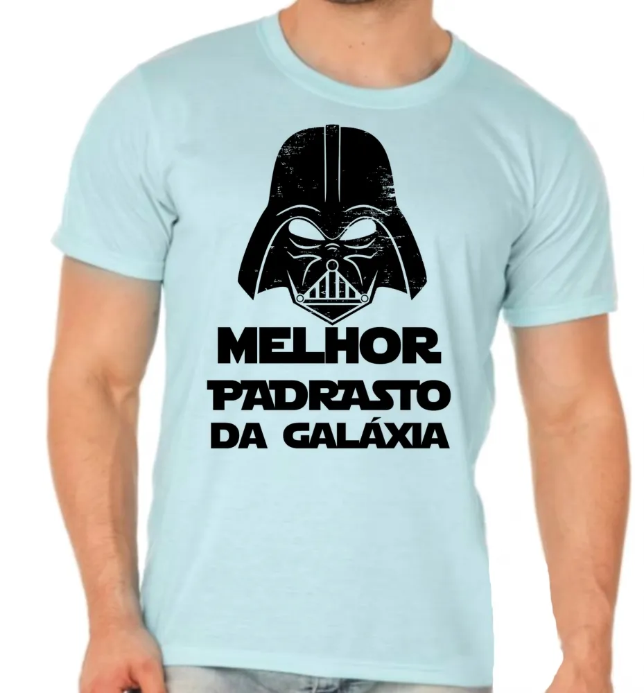 Camiseta adulto ou infantil Melhor padastro darth vader