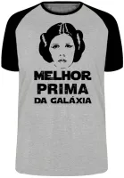 Camiseta adulto ou infantil Melhor prima Leia star wars princesa - Foto 3