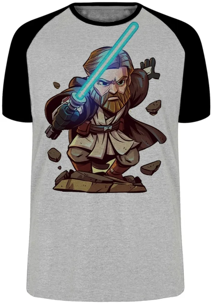 Camiseta adulto ou infantil obi wan kenobi jedi star wars