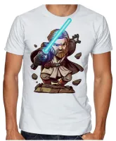 Camiseta adulto ou infantil obi wan kenobi jedi star wars - Foto 2