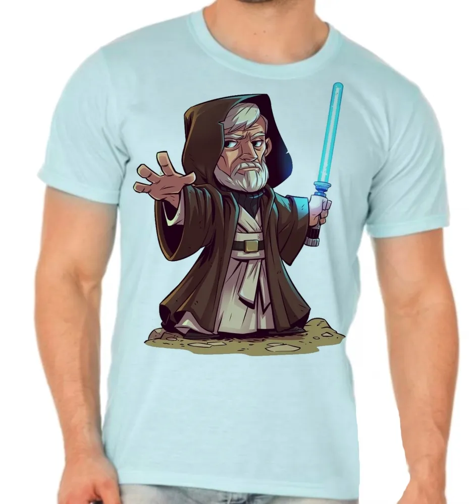 Camiseta adulto ou infantil obi wan kenobi velho star wars