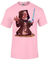 Camiseta adulto ou infantil obi wan kenobi velho star wars - Foto 5