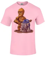 Camiseta adulto ou infantil Robo star wars C 3po r2 d2 - Foto 5