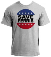 Camiseta adulto ou infantil Save Ferris curtindo vida adoidado - Foto 3