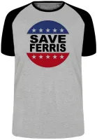 Camiseta adulto ou infantil Save Ferris curtindo vida adoidado - Foto 4