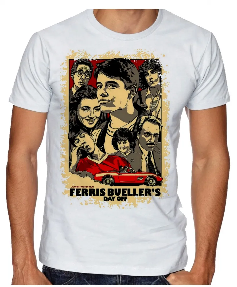 Camiseta adulto ou infantil save ferris curtindo vida adoidado filme