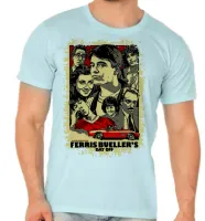 Camiseta adulto ou infantil save ferris curtindo vida adoidado filme - Foto 2