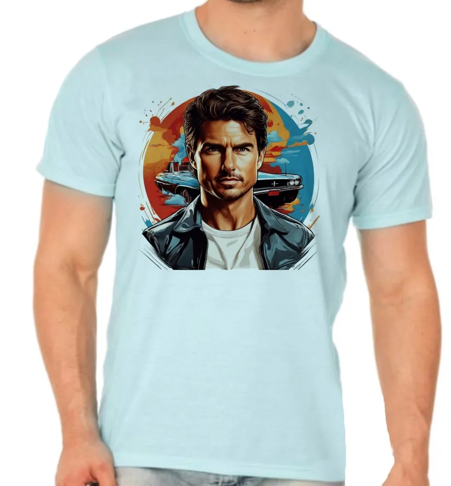 Camiseta adulto ou infantil Tom cruise top gun ator piloto carro