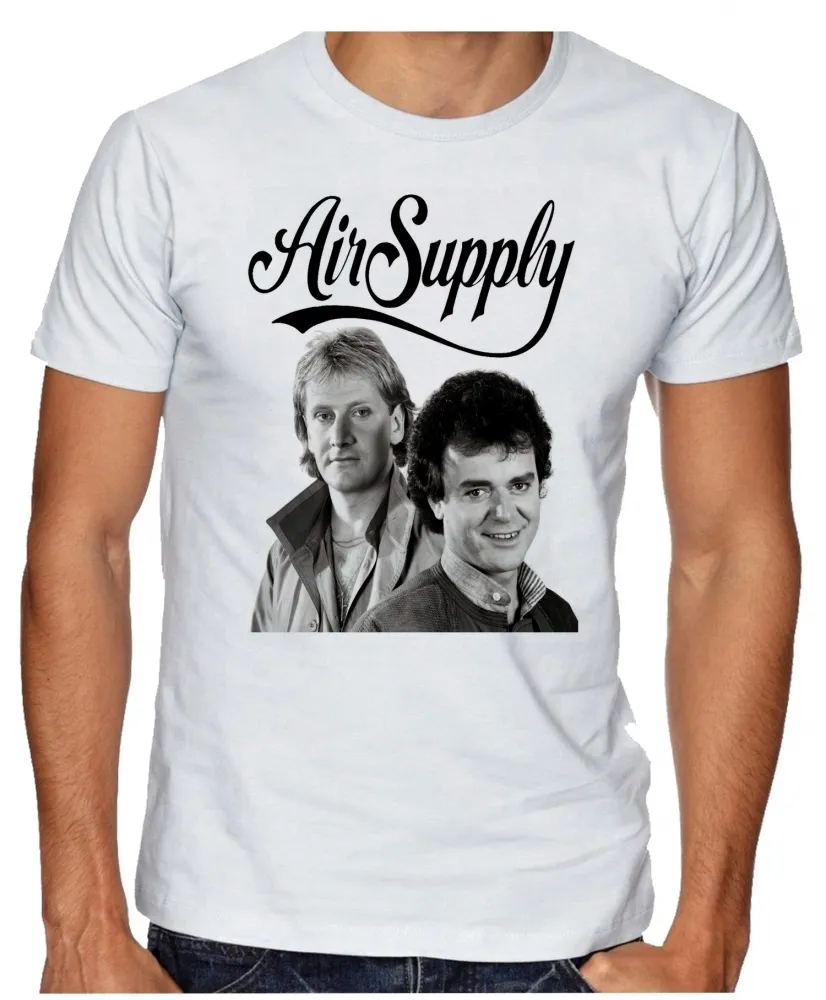 Camiseta adulto ou infantil Airsupply banda rock antiga Imagem