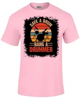 Camiseta adulto ou infantil Bateria baterista rock musica - Foto 4