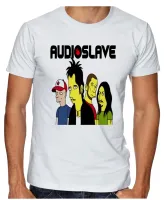 Camiseta adulto ou infantil audioslave simpsons banda rock - Foto 2