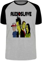 Camiseta adulto ou infantil audioslave simpsons banda rock - Foto 4