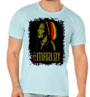 Camiseta adulto ou infantil Boa Marley reggae - Foto 2