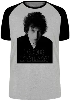 Camiseta adulto ou infantil Bob Dylan musica rock antigo - Foto 2