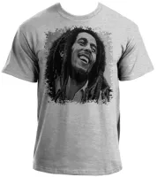 Camiseta adulto ou infantil Bob Marley black whithe reggae - Foto 3