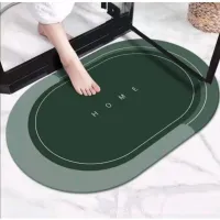 Tapete Banheiro Antiderrapante Absorvente de Secagem Rápida - Foto 2