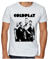 Camiseta adulto ou infantil Coldplay banda rock antiga - Foto 2