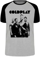 Camiseta adulto ou infantil Coldplay banda rock antiga - Foto 4