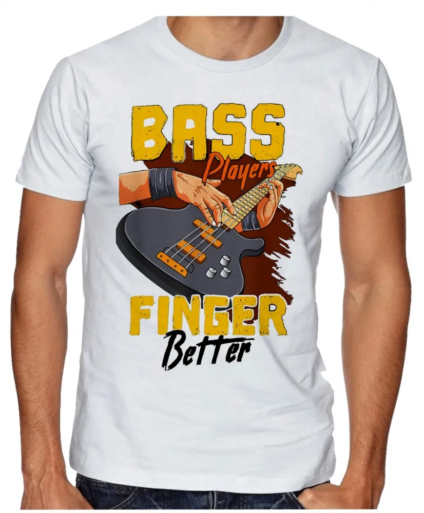 Camiseta adulto ou infantil Contra baixo rock musico Imagem