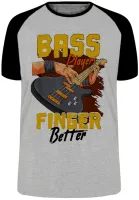 Camiseta adulto ou infantil Contra baixo rock musico - Foto 5
