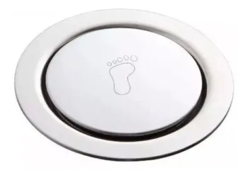 Ralo Inteligente 10x 10 Click Redondo Banheiro Inox 10cm 