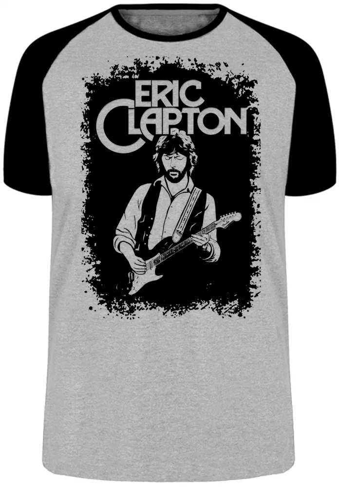 Camiseta adulto ou infantil eric clapton rock guitarra