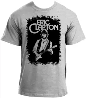 Camiseta adulto ou infantil eric clapton rock guitarra - Foto 3