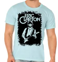 Camiseta adulto ou infantil eric clapton rock guitarra - Foto 4