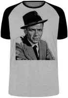 Camiseta adulto ou infantil frank Sinatra cantor chapeu - Foto 4