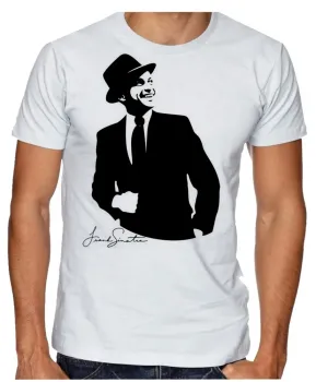 Camiseta adulto ou infantil frank Sinatra cantor classico - Foto 2