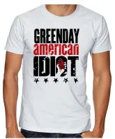 Camiseta adulto ou infantil Green day american idiot rock - Foto 2