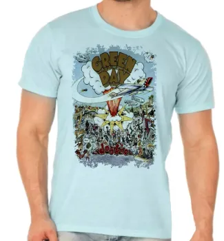 Camiseta adulto ou infantil Green day dookie basket case - Foto 2