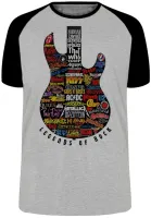 Camiseta adulto ou infantil guitarra bandas rock famosas - Foto 5