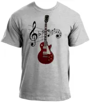 Camiseta adulto ou infantil Guitarra contra baixo musica - Foto 2