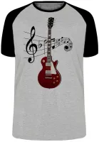 Camiseta adulto ou infantil Guitarra contra baixo musica - Foto 3