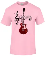 Camiseta adulto ou infantil Guitarra contra baixo musica - Foto 4