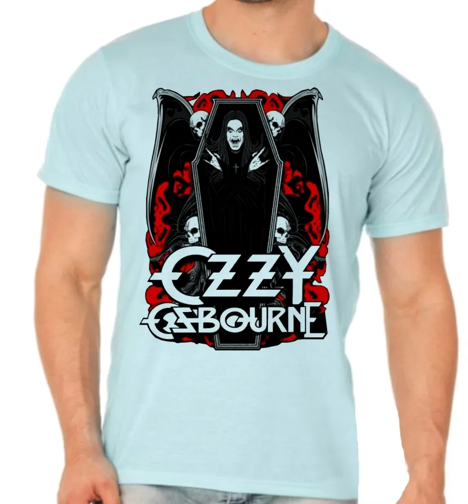Camiseta adulto ou infantil Ozzy ozbourne Black Sabbath
